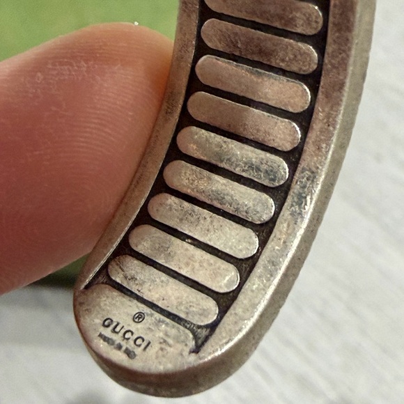 Gucci GG Marmont Sterling Silver Bangle - Picture 7 of 9